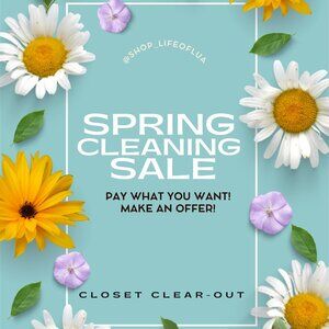 🌸 SPRING CLEANING CLOSET SALE 🌸